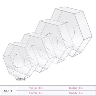 [Homyl] ชั้นวางเค้กอะคริลิคใส ทรงกระบอก หกเหลี่ยม