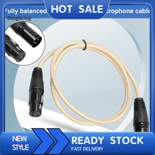 Dl สายเคเบิลเสียง น้ําหนักเบา สําหรับ Live Braided 3 Pin XLR AUX