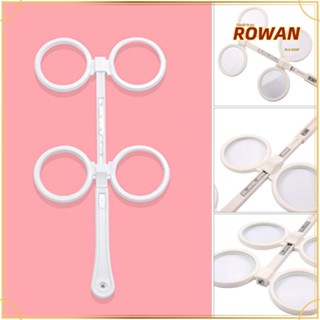 Rowans Ophthalmic Holder, ที่ป้องกันดวงตา 4 เลนส์ ออปติคอล พลิก แบบพกพา เบาพิเศษ พลาสติก ผู้ชาย ผู้หญิง