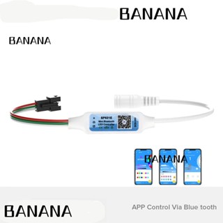 Banana1 ตัวควบคุมไฟ บลูทูธ DC5-24V SP621E 3 PIN LED สําหรับ WS2812B WS2811