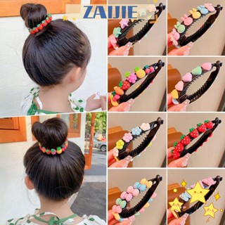 Zaijie24 กิ๊บติดผม, Scrunchies ผมหางม้า, ที่คาดผมหางม้าน่ารัก, ที่คาดผมผ้าโพกศีรษะปิ่นปักผมผู้หญิงสาว