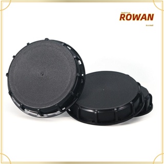 Rowans IBC ฝาถังพลาสติกโพลีเอทิลีน ความหนาแน่นสูง Id162 มม. 6.42 นิ้ว สีดํา