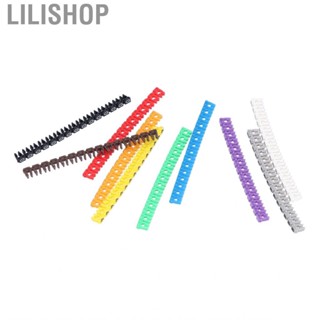 Lilishop Wire Marker Plastic Cable Identification Tube  Colorful For Fixing