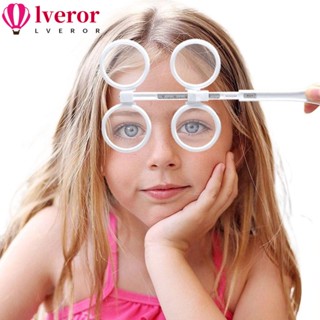 Lveror ออปติคอล พลิกตา ป้องกันดวงตา เบาพิเศษ ที่ใส่ออฟทาลิมิก แบบพกพา 4 เลนส์ พลาสติก เทรนเนอร์ตา ผู้ชาย ผู้หญิง