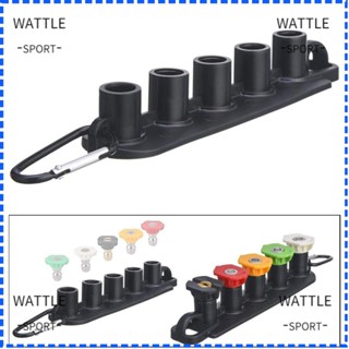 Wattle ที่วางหัวฉีดน้ําแรงดันสูง สเตนเลส น้ําหนักเบา สีดํา อุปกรณ์เสริม สําหรับล้างรถยนต์