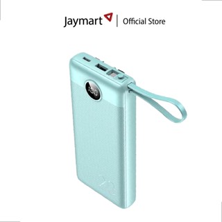 ALPHA Power Bank 20000 mAh USB-A+Lightning+Micro USB+Type-C Built in 4 E20 (รับประกันศูนย์ 1 ปี) By Jaymart