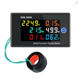 [T&amp;L] เครื่องวัดแรงดันไฟฟ้า AC ความถี่ไฟฟ้า หน้าจอ LCD อเนกประสงค์