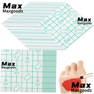 Maxg สติกเกอร์แต่งหน้า, ฟิล์ม Pu DIY แต่งหน้า พาเลทมือ, เครื่องมือต่อกิ่ง แบบใช้แล้วทิ้ง กาวกันน้ํา ถาดสีเล็บผู้หญิง