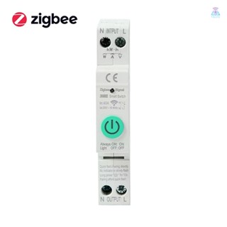 [T&amp;L]Zigbee เบรกเกอร์วงจรอัจฉริยะ ไร้สาย ควบคุมผ่านแอพ จากระยะไกล พร้อมฟังก์ชั่นควบคุมด้วยเสียง สําหรับบ้าน