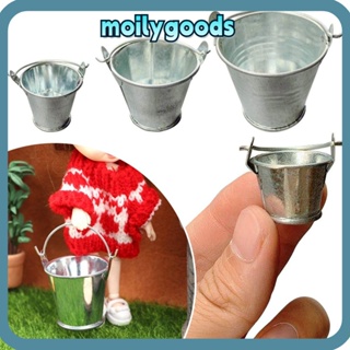 Moilyhd ถังน้ําเหล็ก ขนาดเล็ก 1/12 1/6 DIY สําหรับเล่นเกม