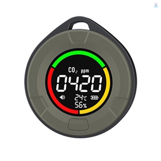 [T&amp;L] Pth-10c เครื่องตรวจจับคาร์บอนไดออกไซด์ ขนาดเล็ก แบบพกพา สําหรับใช้ในร่ม และการเดินทาง