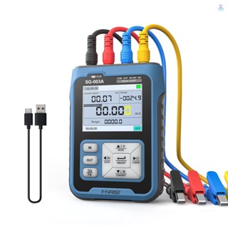 [T&amp;L]FNIRSI เครื่องกําเนิดสัญญาณจําลองแรงดันไฟฟ้า แบบพกพา 0-10V 4-20mAh ปรับได้ หน้าจอ LCD 2.4 นิ้ว