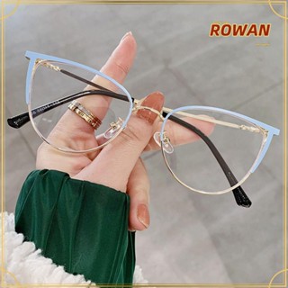 Rowans แว่นตา กรอบโลหะ ทรงกลม ป้องกันแสงสีฟ้า สไตล์คลาสสิก น้ําหนักเบา สําหรับสํานักงาน