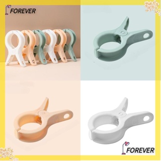 Forever คลิปหนีบผ้าขนหนูชายหาด กันลม ทนทาน สีขาว สีชมพู สีเขียว 9 ชิ้น