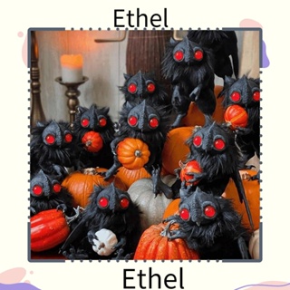 Ethel1 ตุ๊กตาเรซิ่น รูปปีกมนุษย์มอธิค ตาสีแดง สําหรับตกแต่งปาร์ตี้ฮาโลวีน