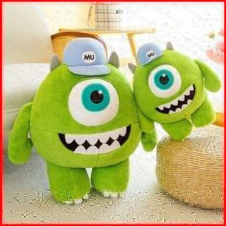 Ere1 หมอนตุ๊กตามอนสเตอร์ University Mike Michael Wazowski ขนาด 60 ซม. ของเล่นสําหรับเด็ก