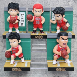 Slam DUNK โมเดลฟิกเกอร์ Sakuragi Kaede Ryota Hisashi Gymnasiums ของเล่นสําหรับเด็ก เก็บสะสม ของขวัญ