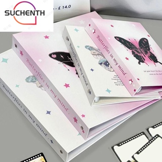 Suchenth อัลบั้มรูปไดอารี่ ลายผีเสื้อ ขนาด A4 A5 สไตล์เกาหลี Diy