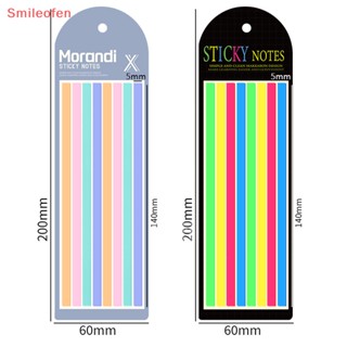 [Smileofen] ใหม่ สติกเกอร์ไฮไลท์ แบบใส เรืองแสง สีมาการอง สําหรับติดตกแต่งเครื่องเขียน โรงเรียน สํานักงาน