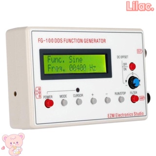 Lilac เครื่องกําเนิดสัญญาณ DDS หน้าจอ LCD FG-100 คุณภาพสูง 1Hz-500KHz