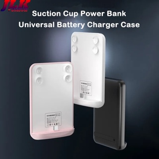 [JLK] 10000mAh Suction Cup Power Bank Type-C Universal Battery Charger Case For iPhone 15 14 13 12 11 Pro X XS Max Samsung S24 S23 Ultra All CellPhones etc