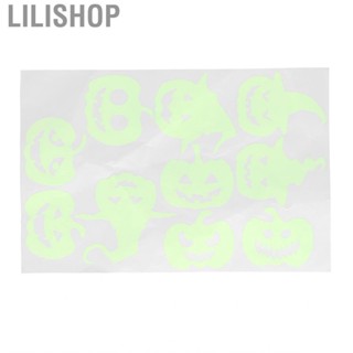 Lilishop Halloween Fluorescent Wall  Self Adhesive Decal +Witch Pumpkin Pattern GP