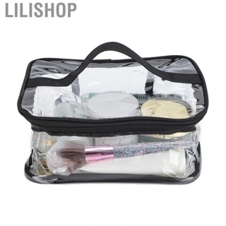 Lilishop PVC Toiletry Bag  Transparent Portable Travel Hand Carrying Storage