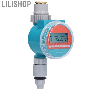 Lilishop G1‑1/4 LCD Water Timer Automatic Spraying Watering Sprinkler With Solar F