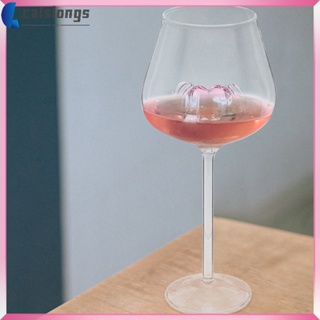 แก้วไวน์ ขนมหวาน รูปดอกกุหลาบ สไตล์โรแมนติก หรูหรา สร้างสรรค์ สําหรับครัวเรือน