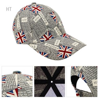 หมวกเบสบอล ผ้าฝ้าย ลาย Union Jack ภาษาอังกฤษ สําหรับผู้ชาย และผู้หญิง