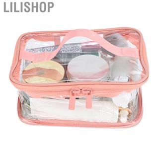 Lilishop Clear Toiletry Bag Travel Cosmetic Makeup PVC Storage Portable Transp WP