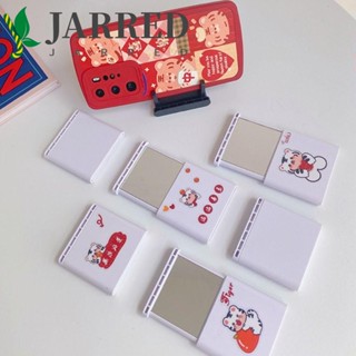 Jarred กระจกแต่งหน้า มัลติฟังก์ชั่น สี่เหลี่ยม INS อุปกรณ์เสริม ที่วางโทรศัพท์ ขนาดเล็ก ของขวัญสําหรับผู้หญิง ผู้หญิง ที่วางโทรศัพท์มือถือ