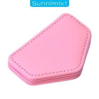 [Sunnimix1] คลิปหนีบเข็มขัดนิรภัย หนัง PU ปรับได้ ใส่สบาย ทนทาน สําหรับผู้หญิง