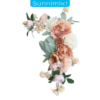 [Sunnimix1] ดอกไม้ประดิษฐ์ ดอกโบตั๋นปลอม ผ้าไหม สําหรับตกแต่งบ้าน งานแต่งงาน