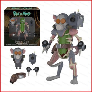 Ere1 โมเดลตุ๊กตาฟิกเกอร์ Rick and Morty Pickle Rick ของเล่น ของสะสม สําหรับตกแต่งบ้าน
