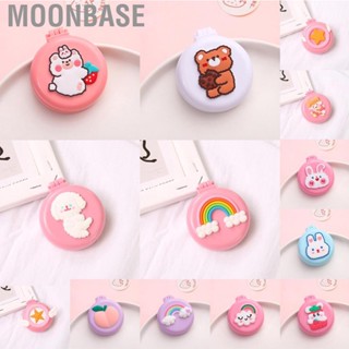 Moonbase Portable Makeup Mirror with Folding Cushion Comb Cute Cartoon Small  Hair Brush for Travel Trip