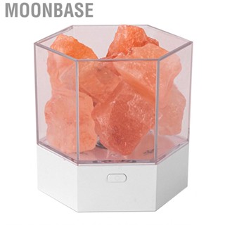 Moonbase Small Night Lamp  Himalayan Salt Energy Saving for Home Bedrooms Bathrooms