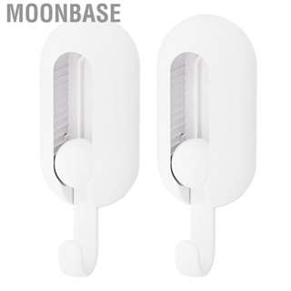 Moonbase Adhesive Hooks  Foldable Rotatable 2pcs Stick for Bathroom Bedroom