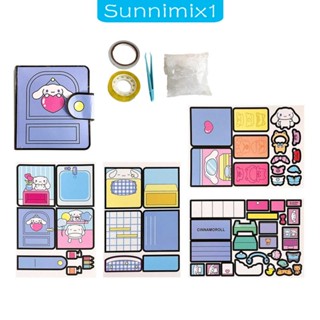 [Sunnimix1] Montessori หนังสือประสาทสัมผัส แบบโต้ตอบ เพื่อการศึกษา กิจกรรมทางประสาทสัมผัส น่ารัก สําหรับเด็กผู้ชาย ปาร์ตี้