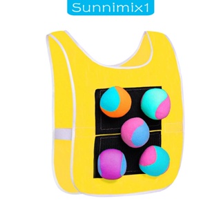 [Sunnimix1] เกมดอดจ์บอล พร้อมลูกบอลเหนียว 5 ลูก สําหรับตั้งแคมป์ กลางแจ้ง ในร่ม และในร่ม