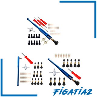 [Figatia2] ชุดเครื่องมือดึงก้านล้อยาง อเนกประสงค์ สําหรับรถจักรยานยนต์ รถยนต์ 47 ชิ้น