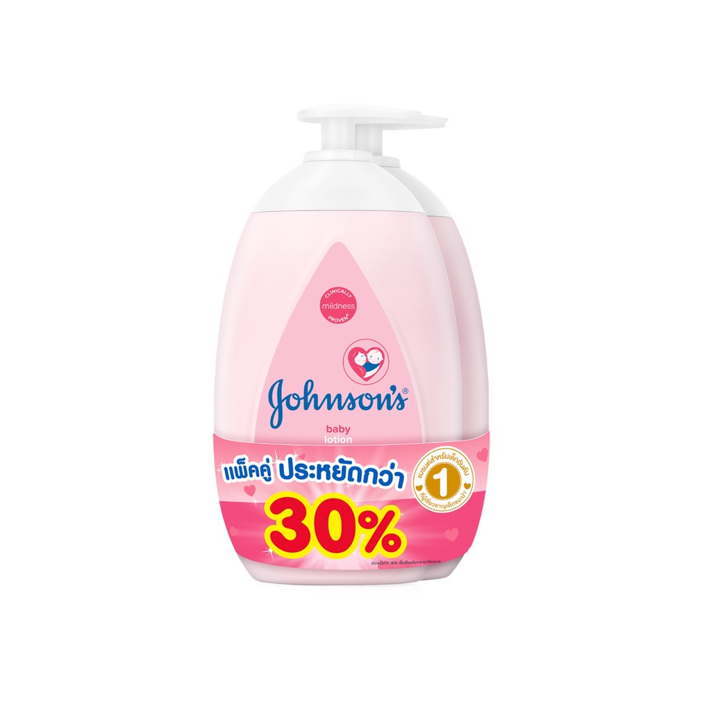 จอห์นสัน ครีมบำรุงผิว เบบี้ โลชั่น 500 มล. x 2 (แพ็คคู่)
