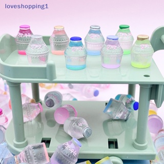 Loveshopping ขวดใส ขนาดเล็ก สามมิติ เรืองแสง สําหรับเครื่องประดับ DIY 10 ชิ้น