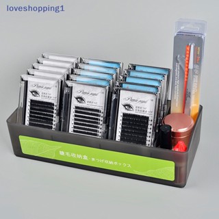 Loveshopping กล่องพลาสติกเปล่า 4 ช่อง สําหรับเก็บขนตาปลอม