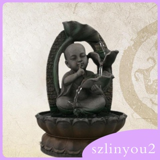 [szlinyou2] ฟิกเกอร์รูปปั้นพระสงฆ์ ขนาดเล็ก สําหรับตกแต่งโต๊ะ