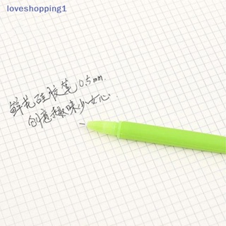 Loveshopping ปากกาซิลิโคนนิ่ม รูปดอกไม้จําลองน่ารัก สุ่มสี สําหรับสํานักงาน โรงเรียน เครื่องเขียน