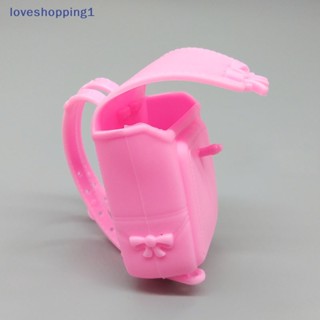 Loveshopping กระเป๋าถือ กระเป๋าเป้สะพายหลัง ขนาดเล็ก สําหรับตกแต่งบ้านตุ๊กตา