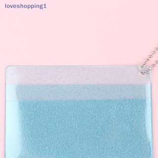 Loveshopping กระเป๋าสตางค์ PVC ใส ใส่บัตรเครดิต เงิน บัตรเครดิต บัตรเครดิต ขนาดเล็ก สําหรับผู้หญิง TH