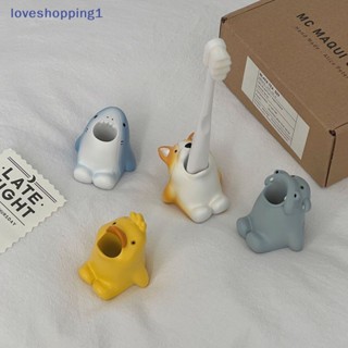 Loveshopping ที่วางแปรงสีฟันเรซิ่น อเนกประสงค์ ขนาดเล็ก น่ารัก สําหรับตกแต่งบ้าน ห้องน้ํา