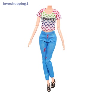 Loveshopping ชุดมินิเดรสกระโปรงสั้น แฟชั่นฤดูร้อน สําหรับบ้านตุ๊กตา 30 ซม. 1 ชิ้น